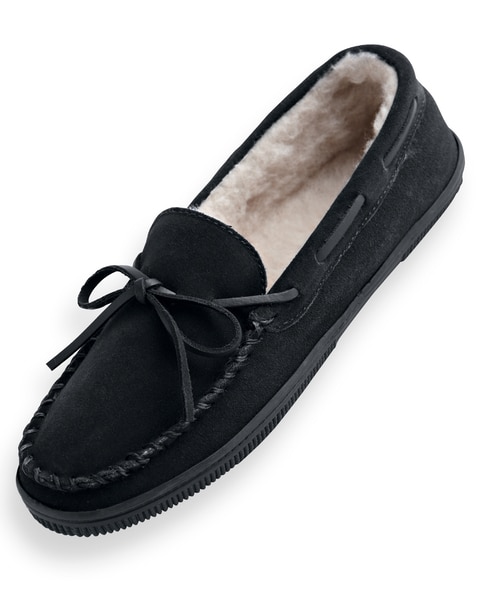 John Blair Suede Moccasin Slippers