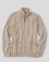 Bayside Cotton Zip-Front Cardigan thumbnail number 1