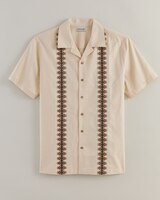 John Blair® Linen Blend Embroidered Shirt thumbnail number 4
