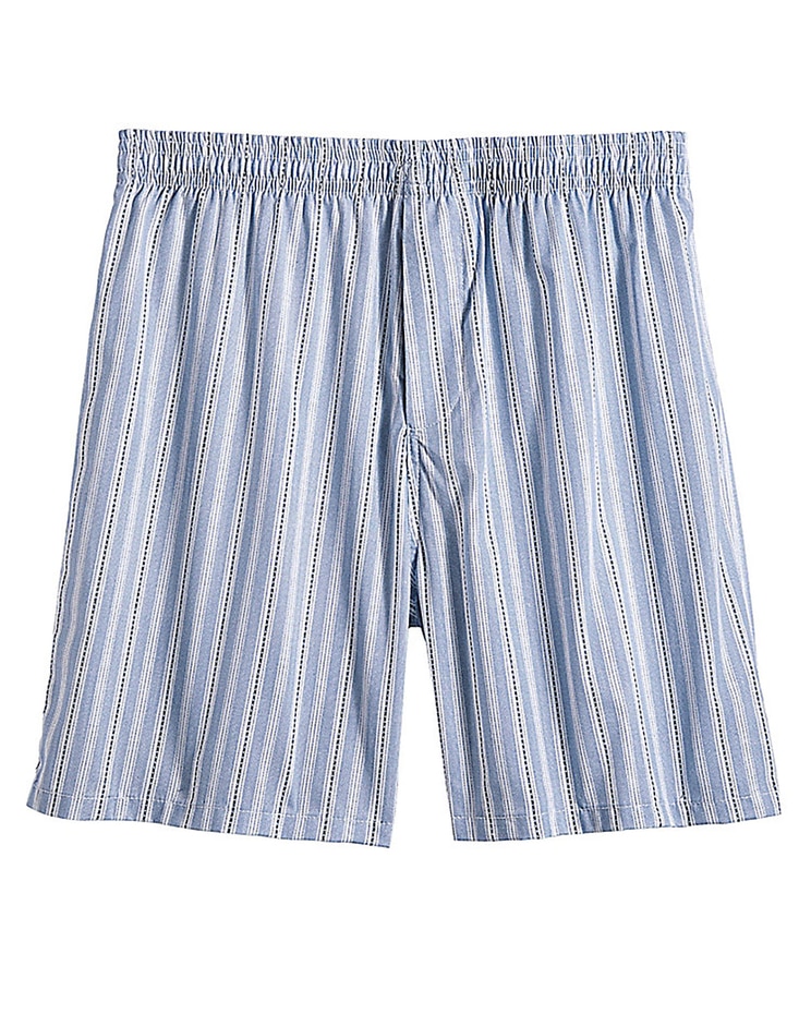 Haband Men’s HealthRite® Classic Broadcloth Boxers image number 1