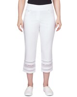 Ruby Rd® Tropical Splash Denim Capri Hem thumbnail number 1