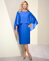 Flirty Cape Dress thumbnail number 1