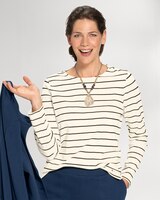 Essential Cotton Striped Tee thumbnail number 1