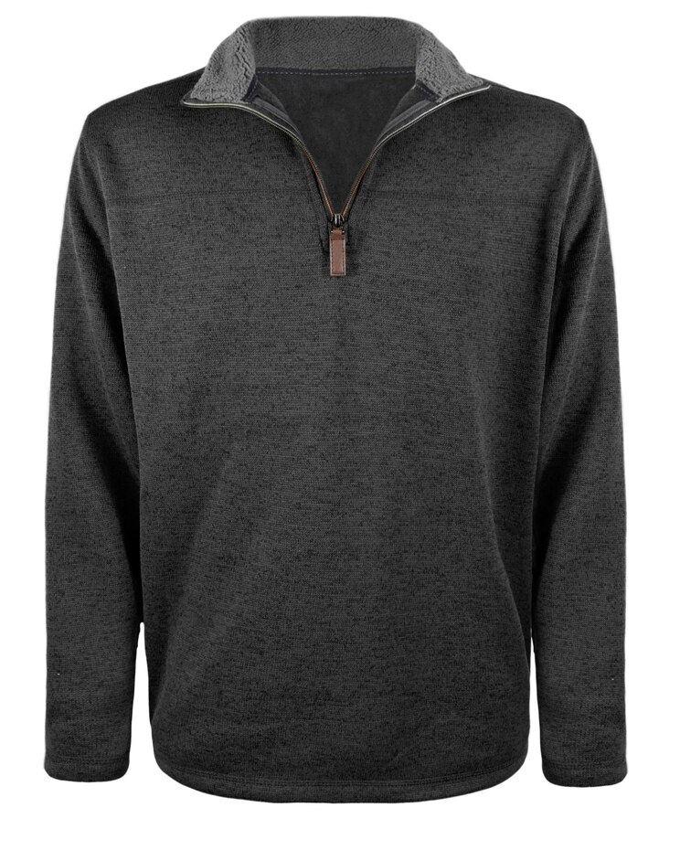 Victory Men's Heather Fleece Pullover image number 1