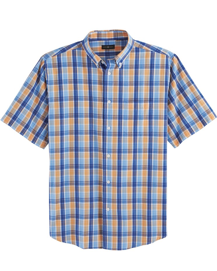Palmland® Short-Sleeve Woven Sport Shirt image number 1