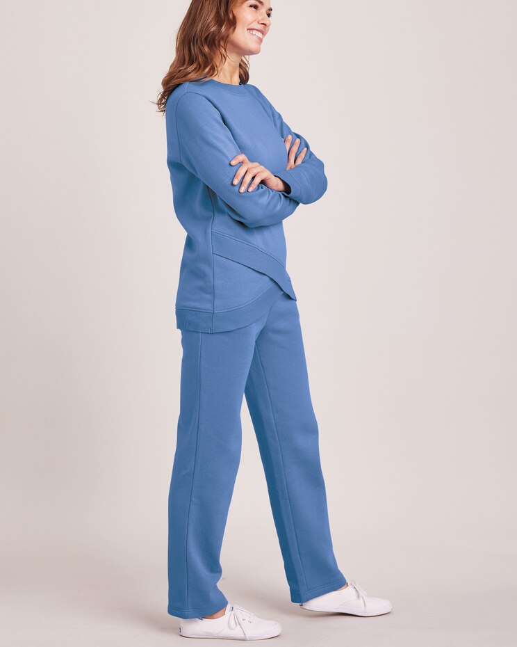 Fleece Tulip Hem Pants Set image number 3