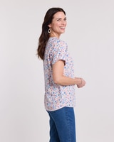 Challis V-Neck Top thumbnail number 2