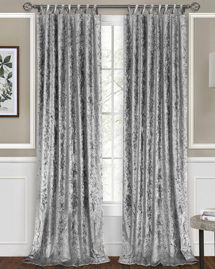 Harper Criss-Cross Window Curtain Panel image number 1