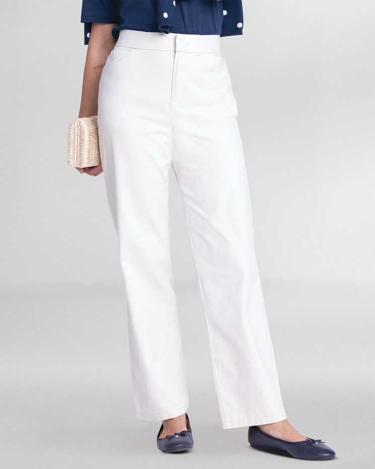Dennisport Comfort-Waist Relaxed Straight Leg Chinos image number 1