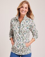 Quarter-Zip Print Top thumbnail number 1