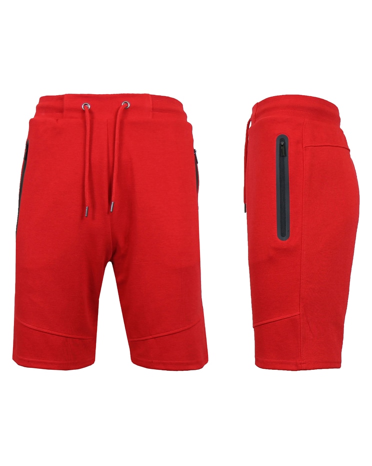 Men's Slim Fit Tech Shorts with Zipper Pockets image number 1