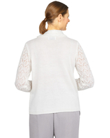 Alfred Dunner® Stonehenge Sweater With Pearl Embellishments thumbnail number 3