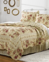 Antique Rose Quilt Set thumbnail number 1