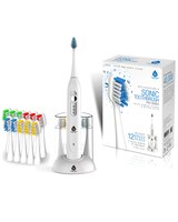 Sonic Rechargeable Toothbrush W/ 12 Brush Heads Included thumbnail number 1