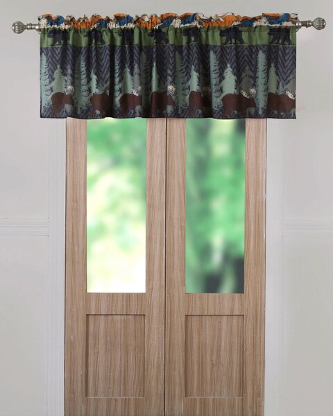Black Bear Lodge Valance