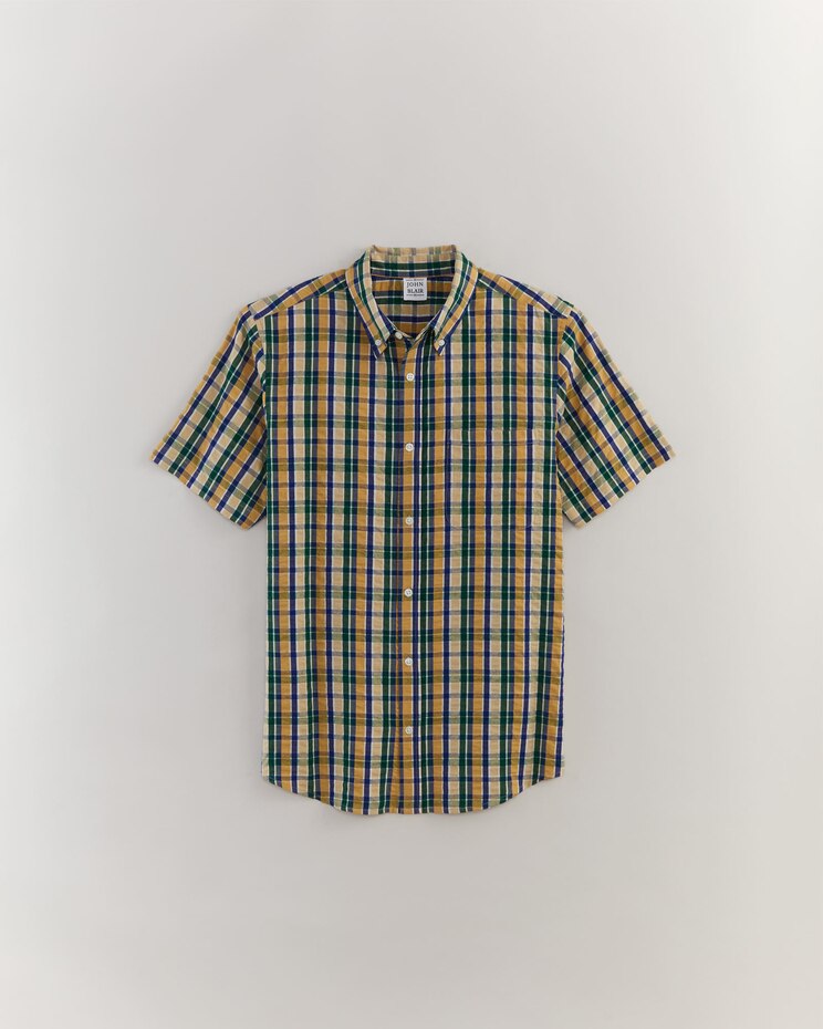 John Blair Seersucker Shirt image number 3