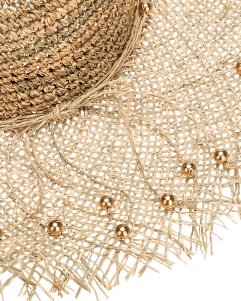 Runaway- Braided Seagrass Round Crown Sun Hat