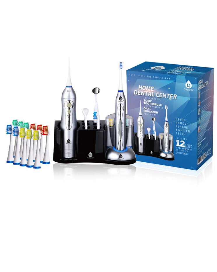Home Dental Center-Rechargeable Irrigator + Sonic Toothbrush image number 1