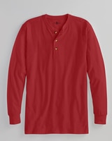 John Blair Everyday Jersey Knit Long-Sleeve Henley thumbnail number 1
