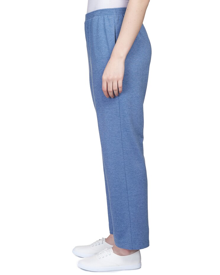 Alfred Dunner® Comfort Zone French Terry Elastic Waist Average Length Pant image number 7