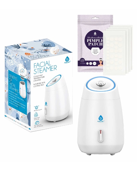 Pursonic Advanced Facial Steamer & Hydrocolloid Pimple Patch Set