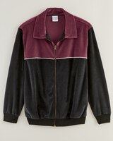 John Blair® Velour Colorblock Jacket thumbnail number 4
