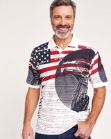 Men's Americana Flag Polo thumbnail number 1