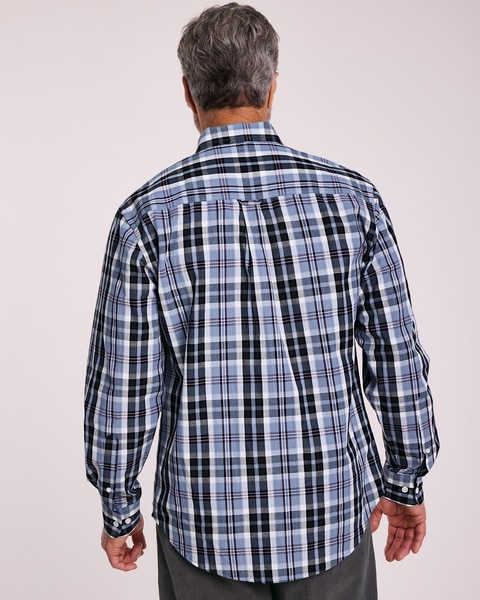 Cotton Traders Long Sleeve Sport Shirt
