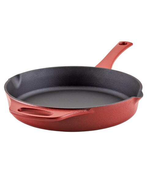 Rachael Ray - 10 Premium Rust Resistant Cast Iron Skillet"
