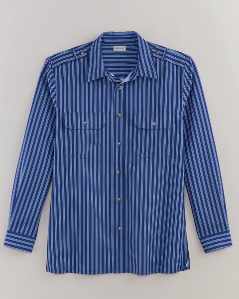 John Blair® Long-Sleeve Linen-Look Pilot Shirt