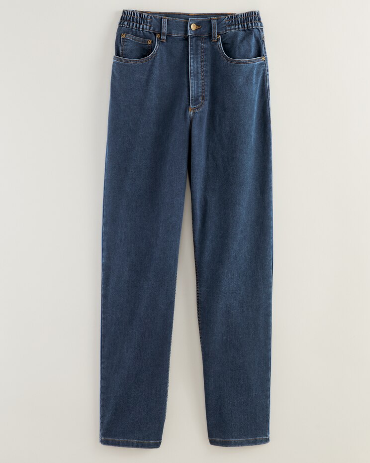 John Blair® Knit Denim Jeans image number 1