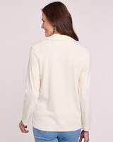 Essential Knit Quarter-Zip Top thumbnail number 3