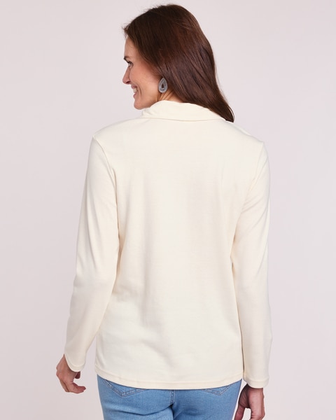 Essential Knit Quarter-Zip Top