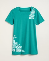 Short-Sleeve Square-Neck Anytime Tunic thumbnail number 1