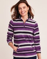 Scandia Fleece Quarter-Zip Pocket Top thumbnail number 1