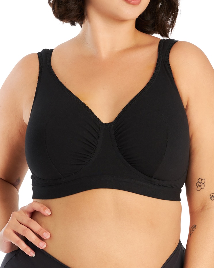 Leading Lady Evie Cotton Comfort Leisure Bra image number 1
