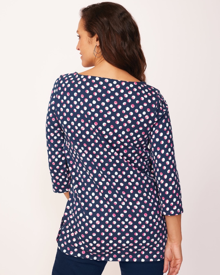 Side Inset Boat Neck Sweatshirt image number 4