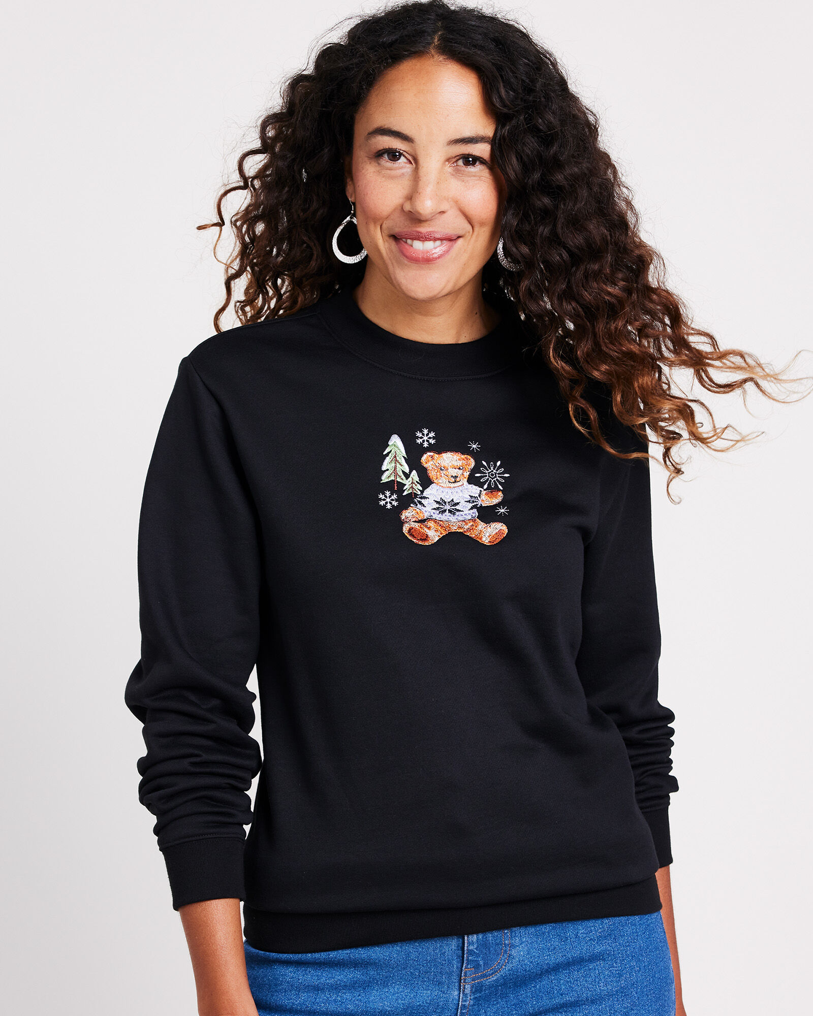 Better Than Basic Embroidered Sweatshirt