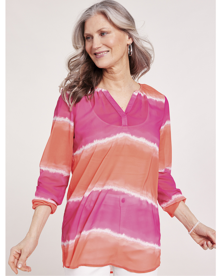 Tie-Dye Popover Tunic image number 1