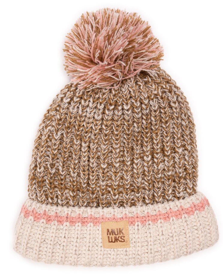 MUK LUKS® Womens Marled Chunky Stitch Hat image number 1