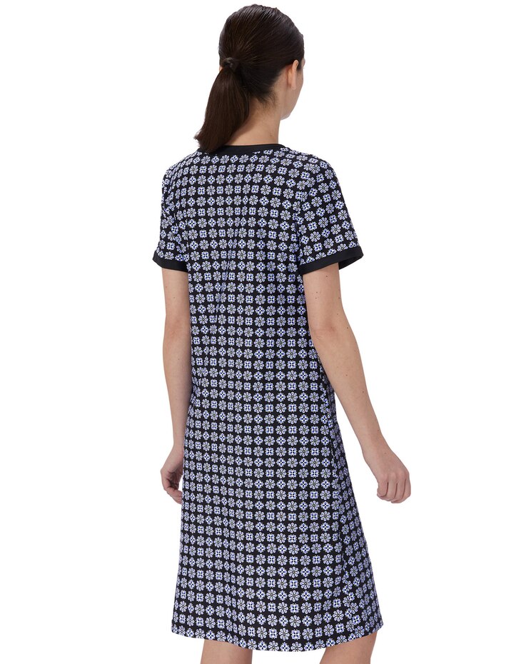 Geo Floral-Print Dress image number 2