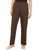 Alfred Dunner Classic Pull-On Twill Proportioned Straight Leg Pants thumbnail number 1