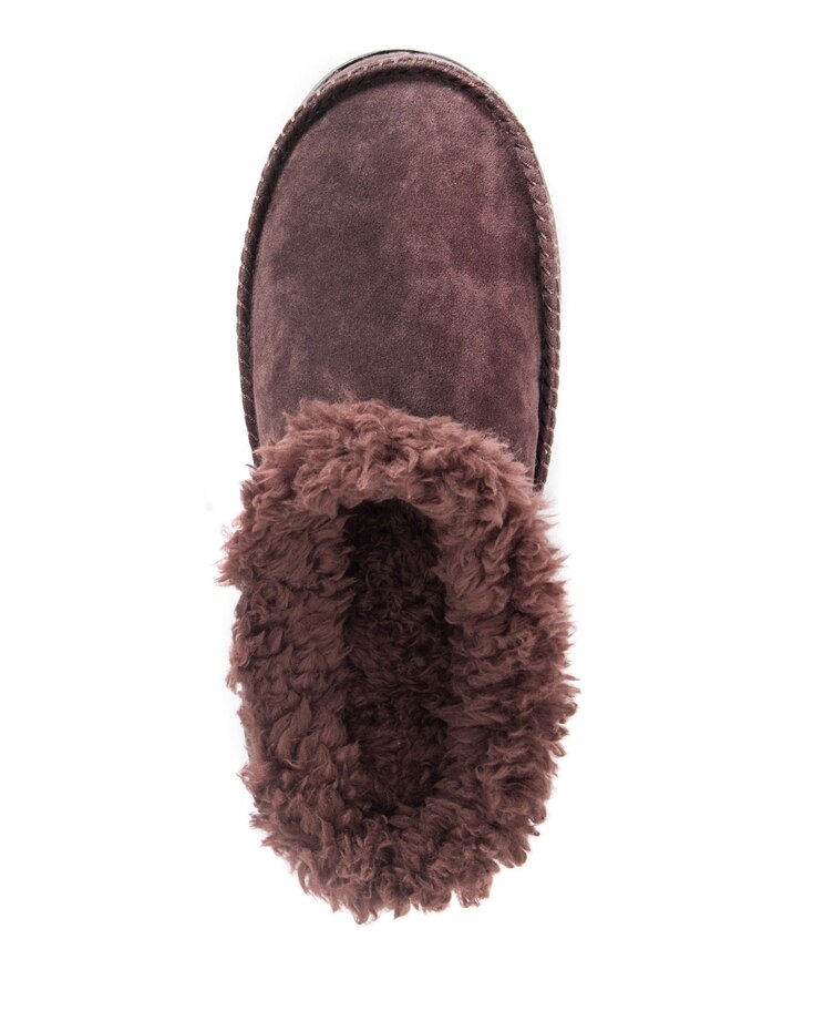 Muk Luks Faux Suede Clog Slipper image number 2
