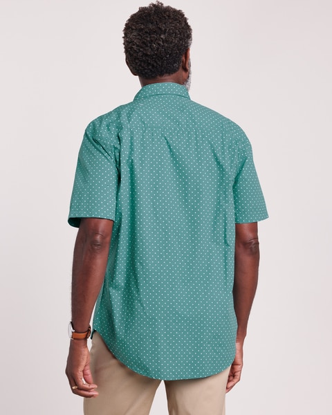 John Blair Classics Short-Sleeve Print Shirt