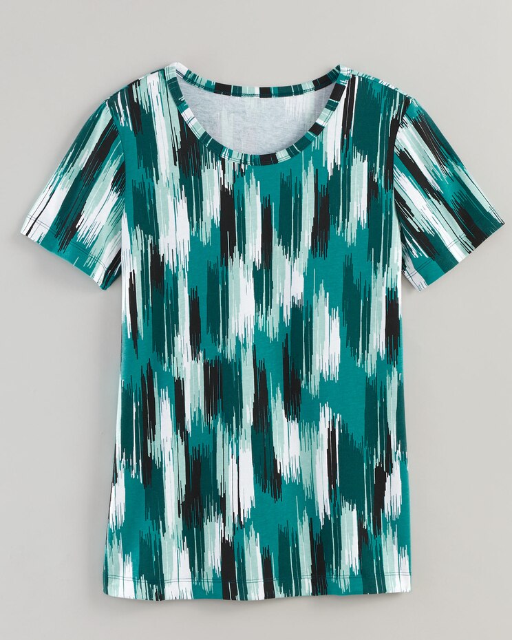 Haband Swirl Print Tee image number 1