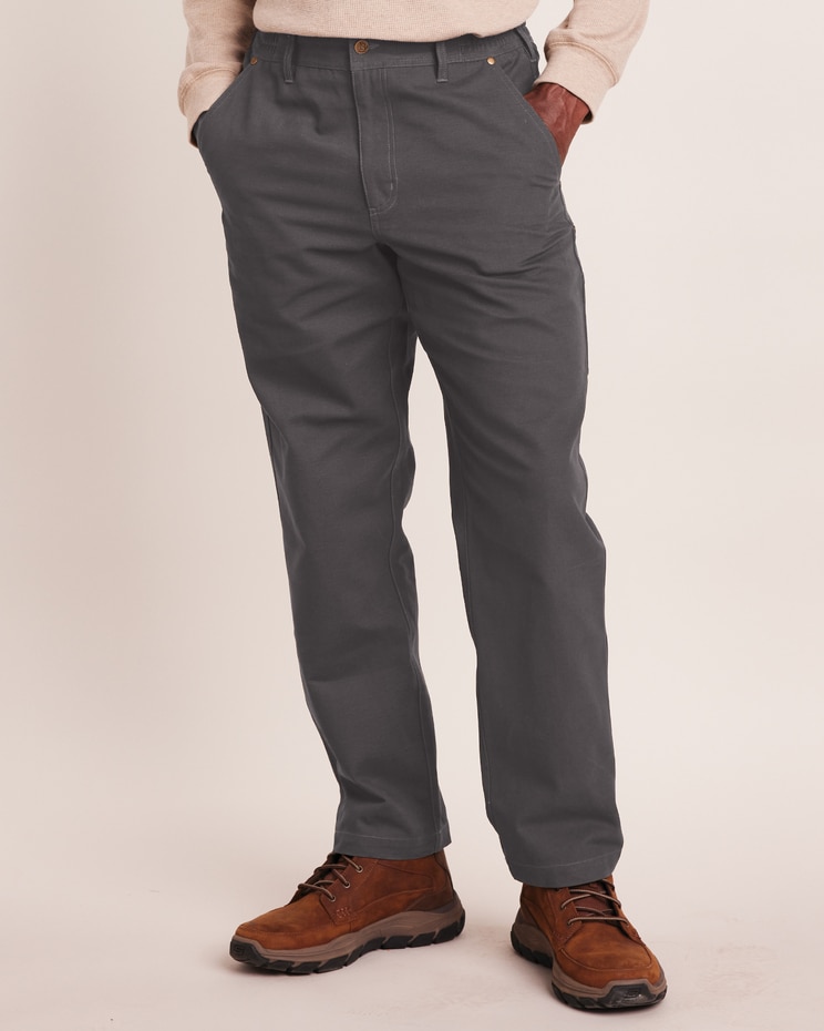 JohnBlairFlex Relaxed-Fit Canvas Carpenter Pants image number 1