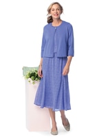 Crinkle Dot 2-Piece Dress thumbnail number 2