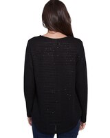 Ruby Rd® Must Haves Knit Sequin Solid Top thumbnail number 3