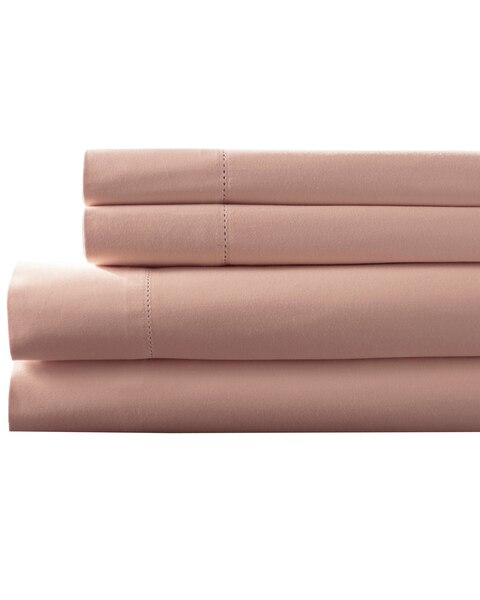 400 Thread Count Hemstitch Cotton 4PC Sheet Set