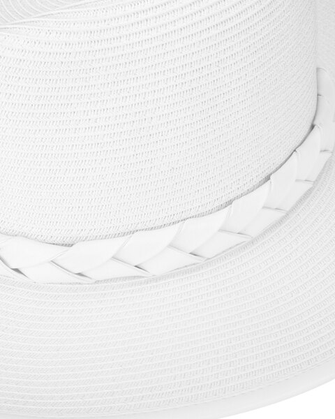 Looker Fedora- Ultrabraid Fedora With Braided Pu Band Hat